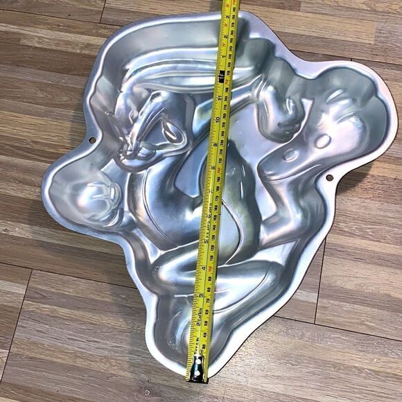 WILTON BUGS BUNNY LOONEY TUNES CARTOON vintage BIRTHDAY CAKE PAN MOLD INSERT - Picture 2 of 4